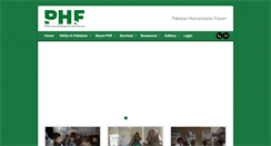 Desktop Screenshot of pakhumanitarianforum.org